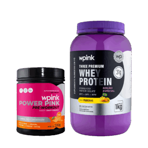 whey protein pamonha – 1 kg + super power pink de laranja 300g