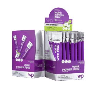 power pink sem cafeína de maçã verde - pré-treino - 300g