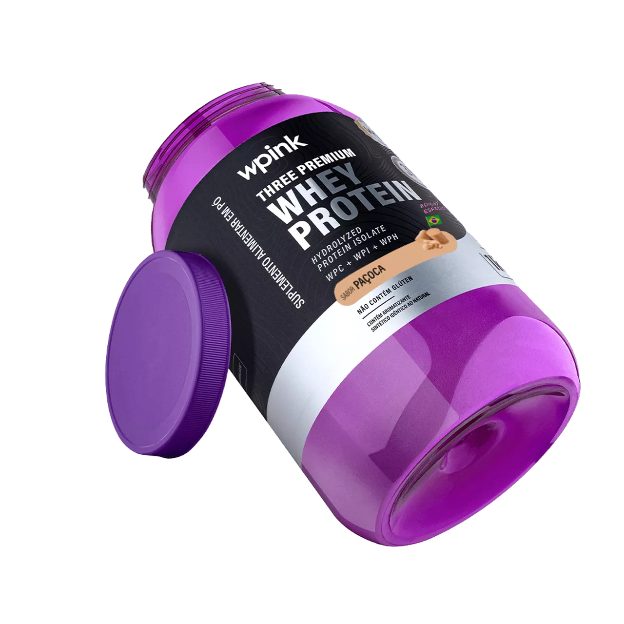 three premium whey protein paçoca 3W - (1kg) - Imagem 5